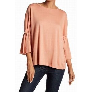 Philosophy Peach Bell Sleeve Top